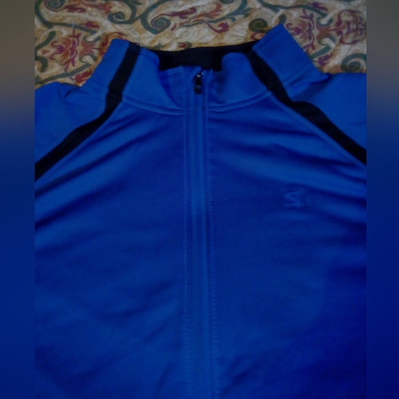 Starter Dry-Star Men's Athletic Training Performance Track Jacket Coat XL Blue - Picture 3 of 9